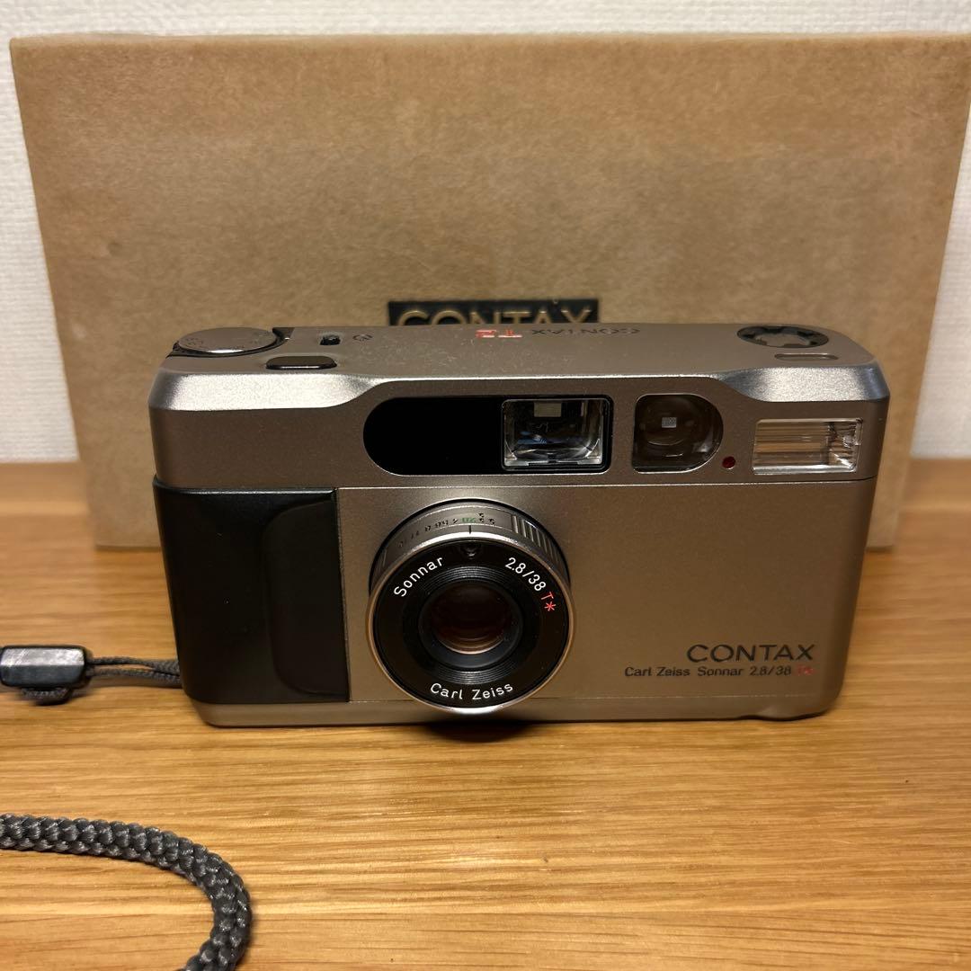 CONTAX T2 シルバー コンパクトカメラ