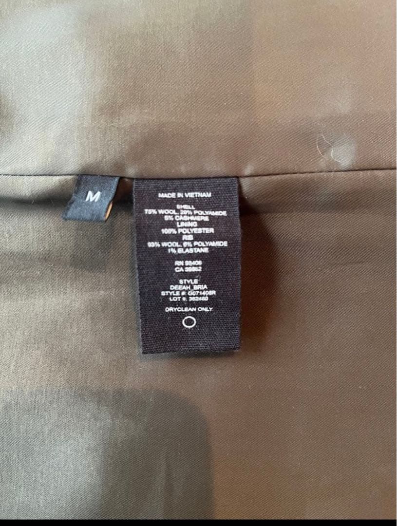 美品！Theory（セオリー）チェスターコート/カーキ