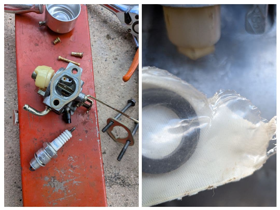 Yamaha EF7H 発電機　簡易整備