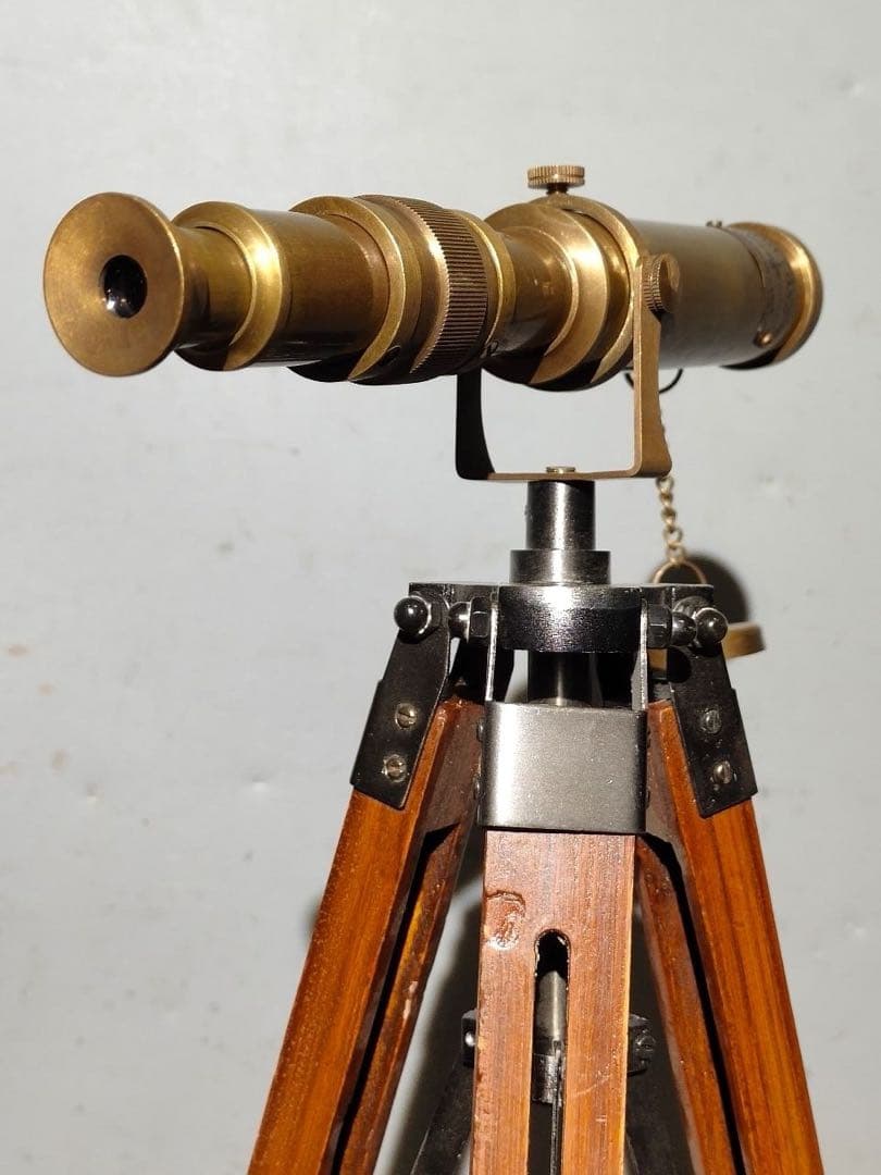 時代物　望遠鏡 純銅製　置物　インテリア