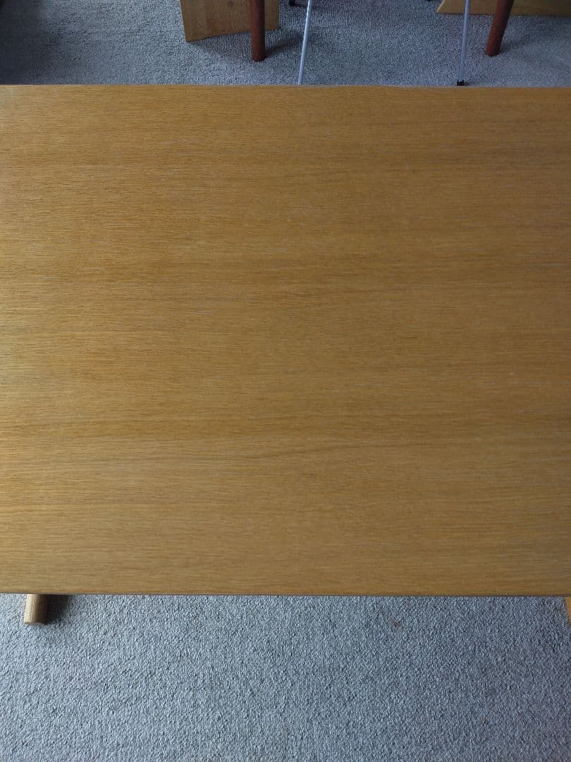 MUJI無印良品 ダイニングでリビングでもつかえるテーブル/オーク材130cm