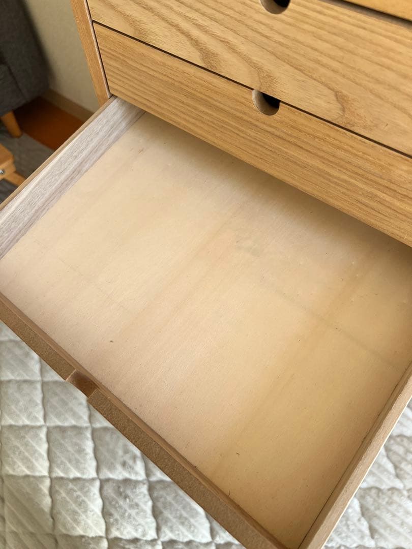 多段 ナチュラル木製 引き出し10段チェスト