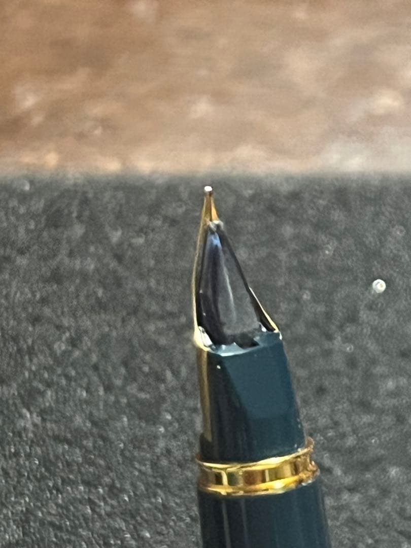 (新品未使用) Pilot 18K金 F 万年筆 ダークブルー