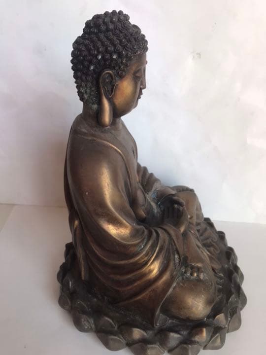 佛像古銅製，（旧家藏出し）時代物，古美術品，高2⃣️6⃣️cm，書房置物