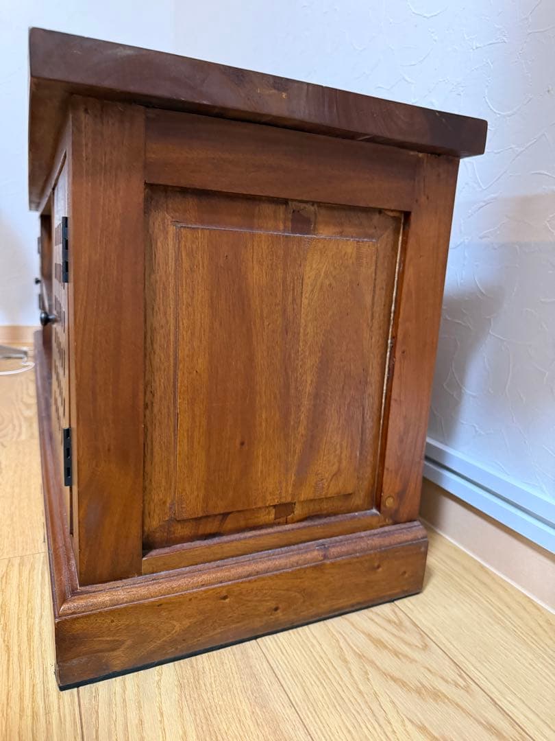 【最終価格】マホガニー無垢材テレビボード