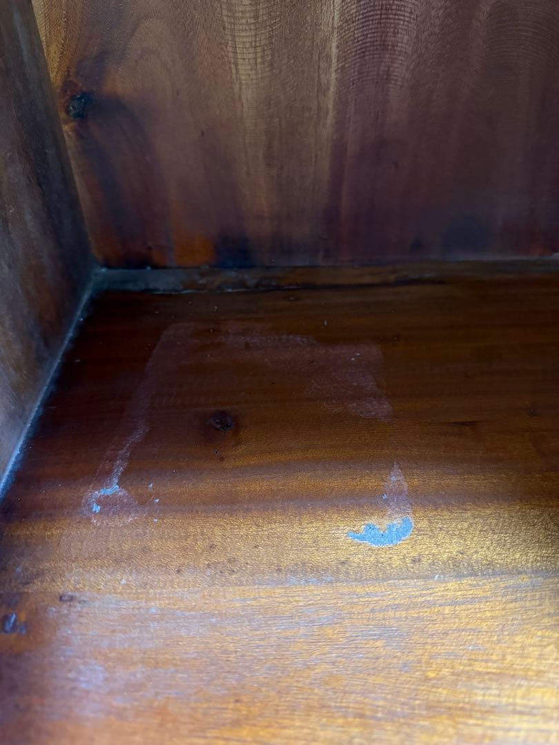 【最終価格】マホガニー無垢材テレビボード