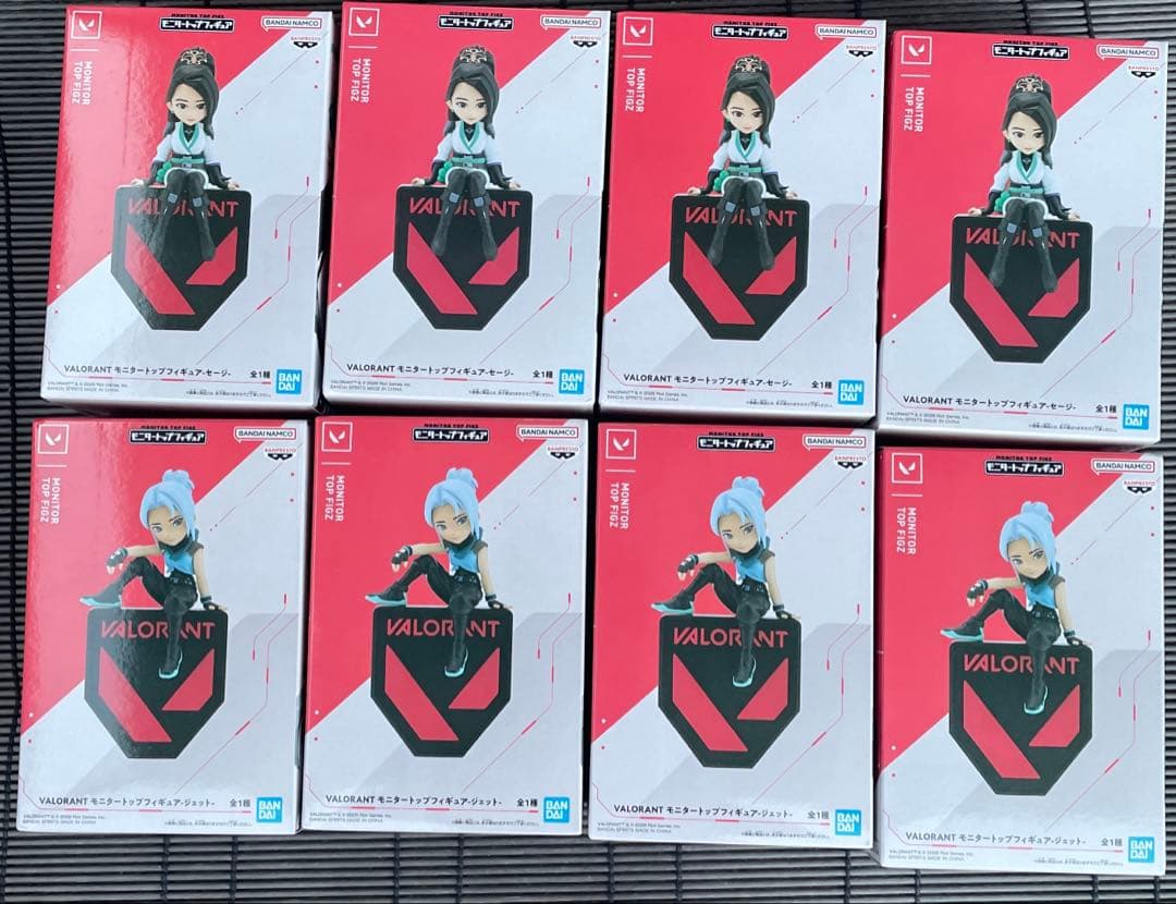 VALORANT　モニタートップフィギュア ジェット　セージ　フィギュア