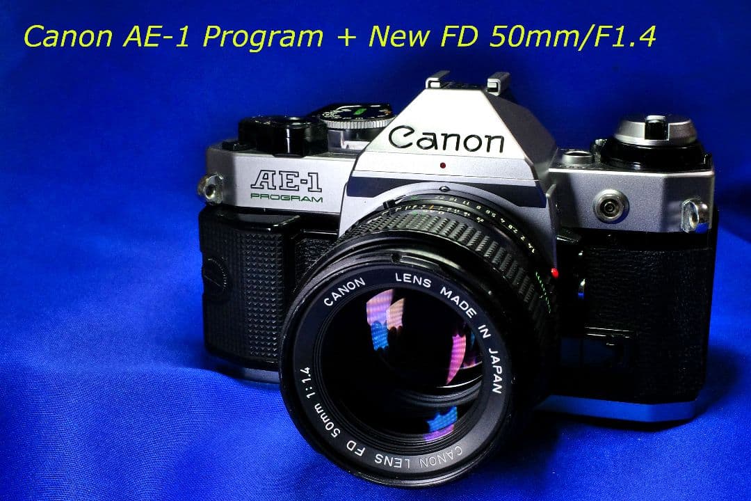 フィルムカメラ Canon AE-1 Program + New FD mm/F