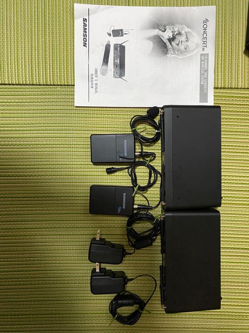 【2個セット】SAMSON Concert 88 ワイヤレスマイクシステム