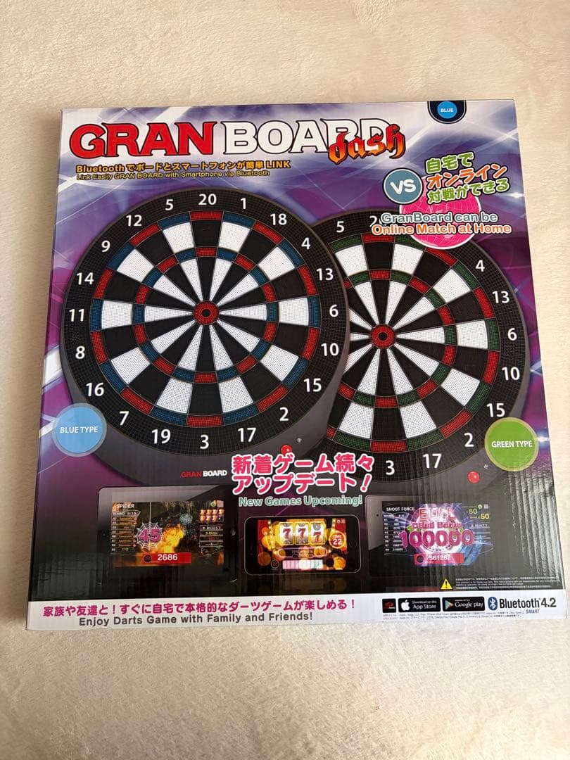 【未使用に近い】GRAN BOARD DASH ダーツ ボード　ダーツマット、矢