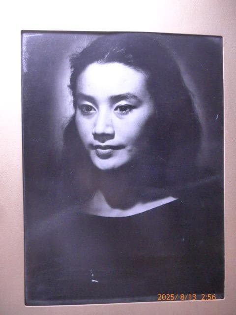 秋山庄太郎のオリジナルプリントです。「K嬢」素敵な写真です。