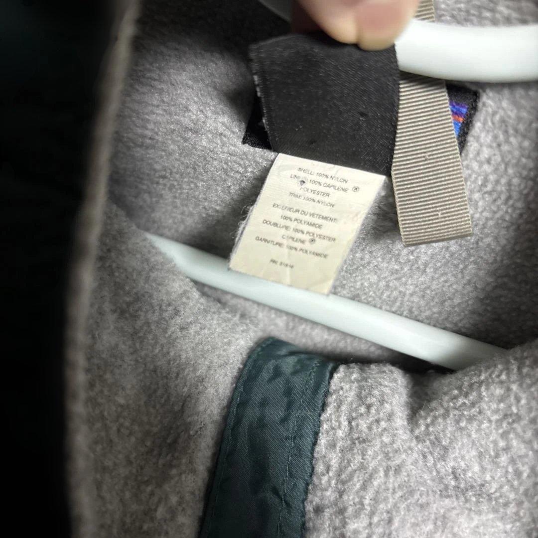 美品patagonia シェルドキャプリーンジャケット ハンターグリーン 雪なし