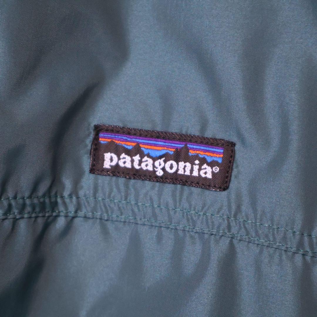 美品patagonia シェルドキャプリーンジャケット ハンターグリーン 雪なし