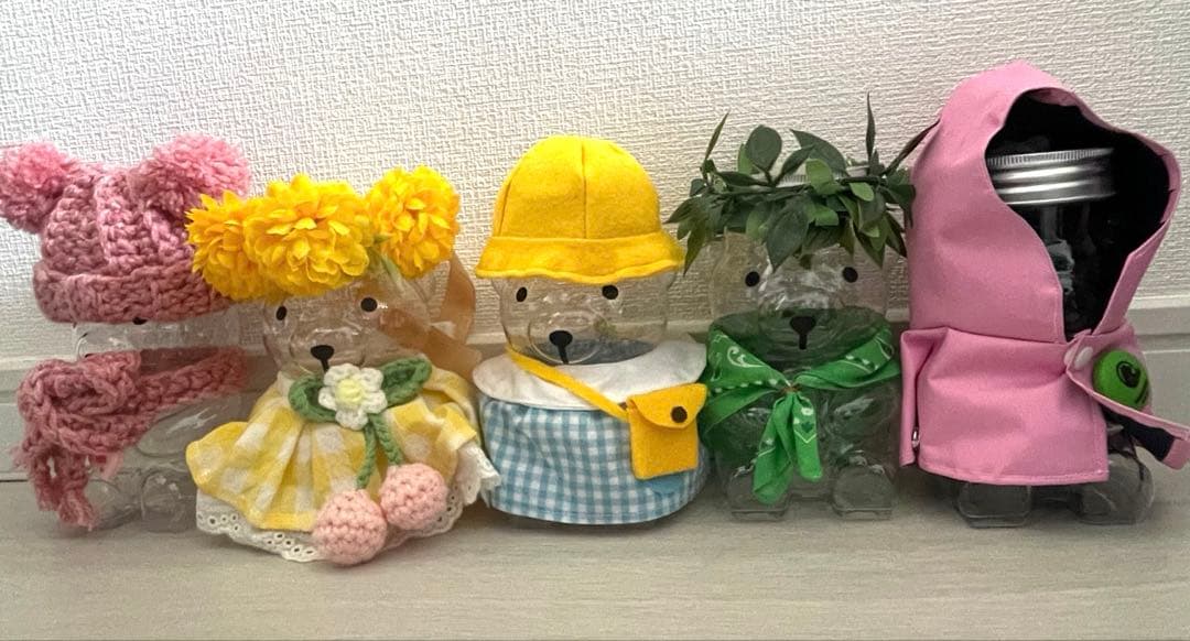 アナクマカフェ　ANAKUMA CAFE ボトル　ぬい服