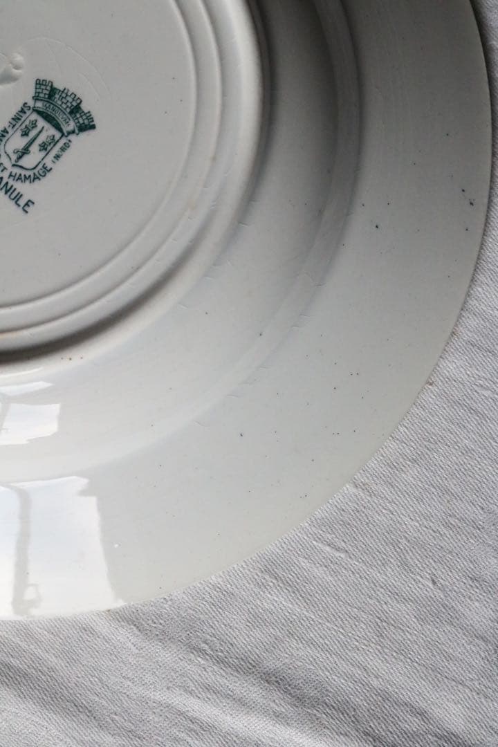 Campanule saint Amand プレート　深皿　グリーン　サンタマン