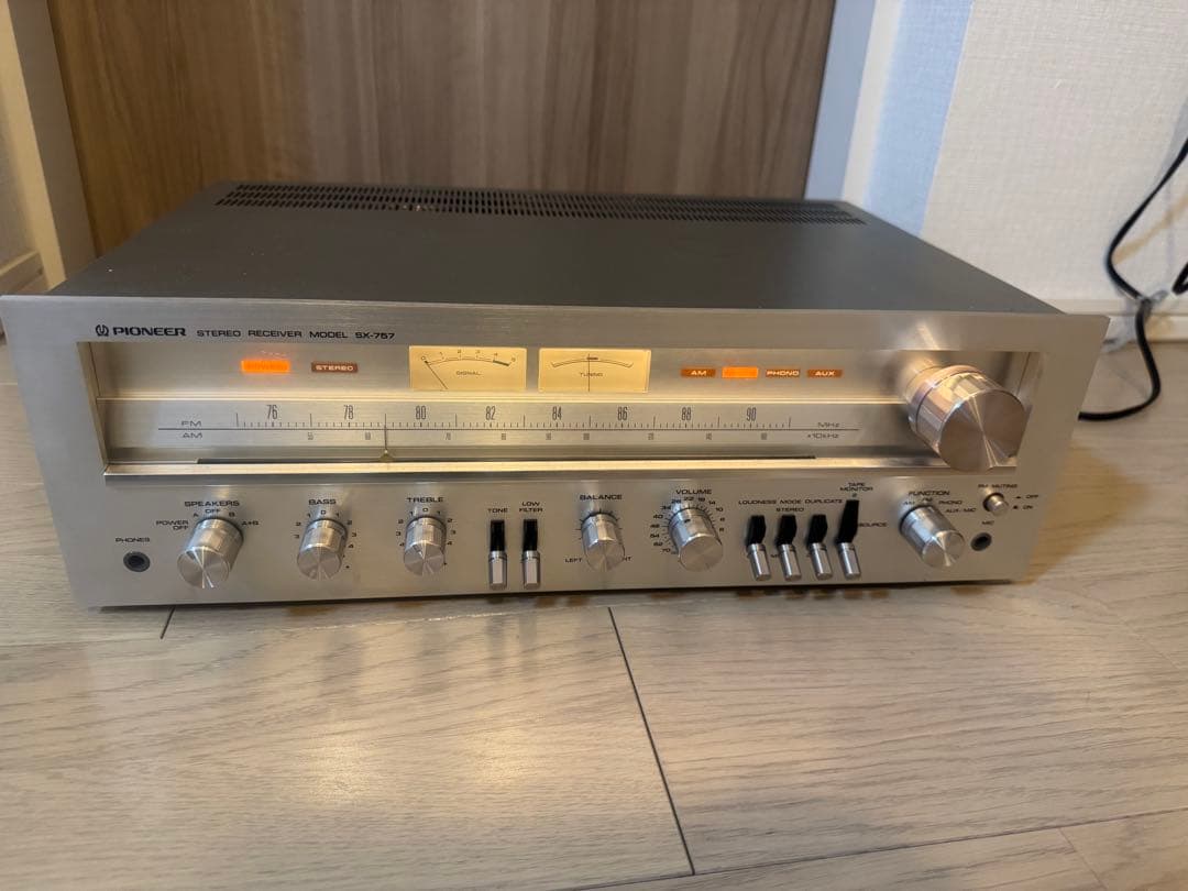 即日発送❗️美品✨PIONEER SX-757 ステレオレシーバー　通電確認済