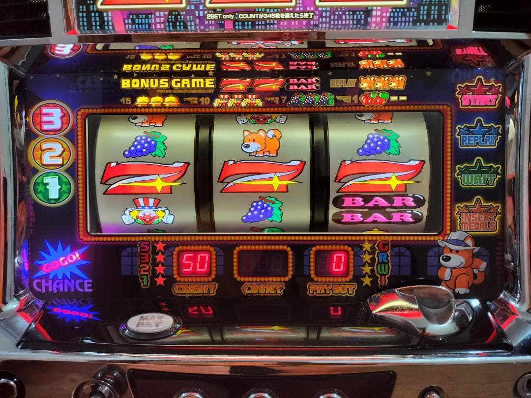 【パチスロ実機】北電子★『初代』ファンキージャグラー【不要機付】