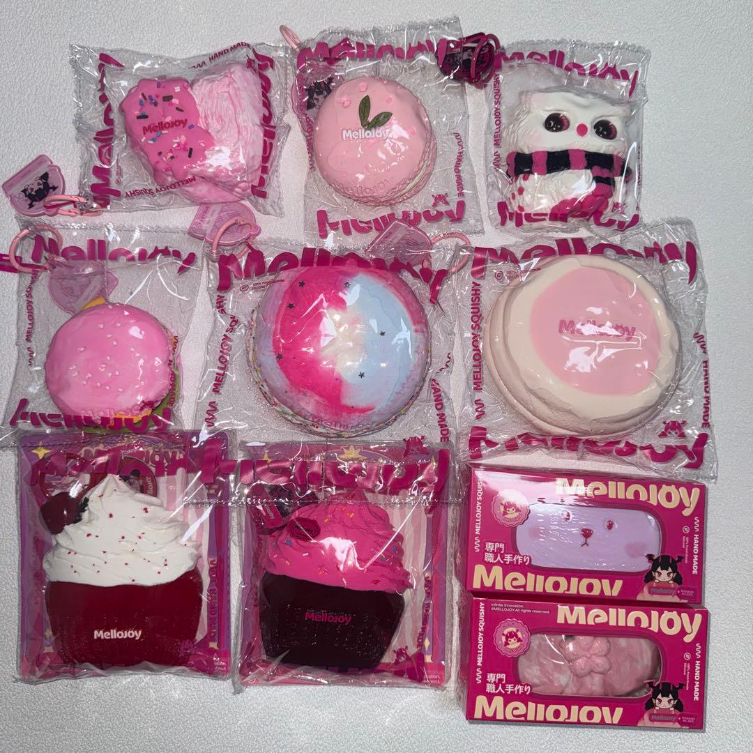 【再販なしレア商品】Mellojoy ピンクスクイーズ 5点セット