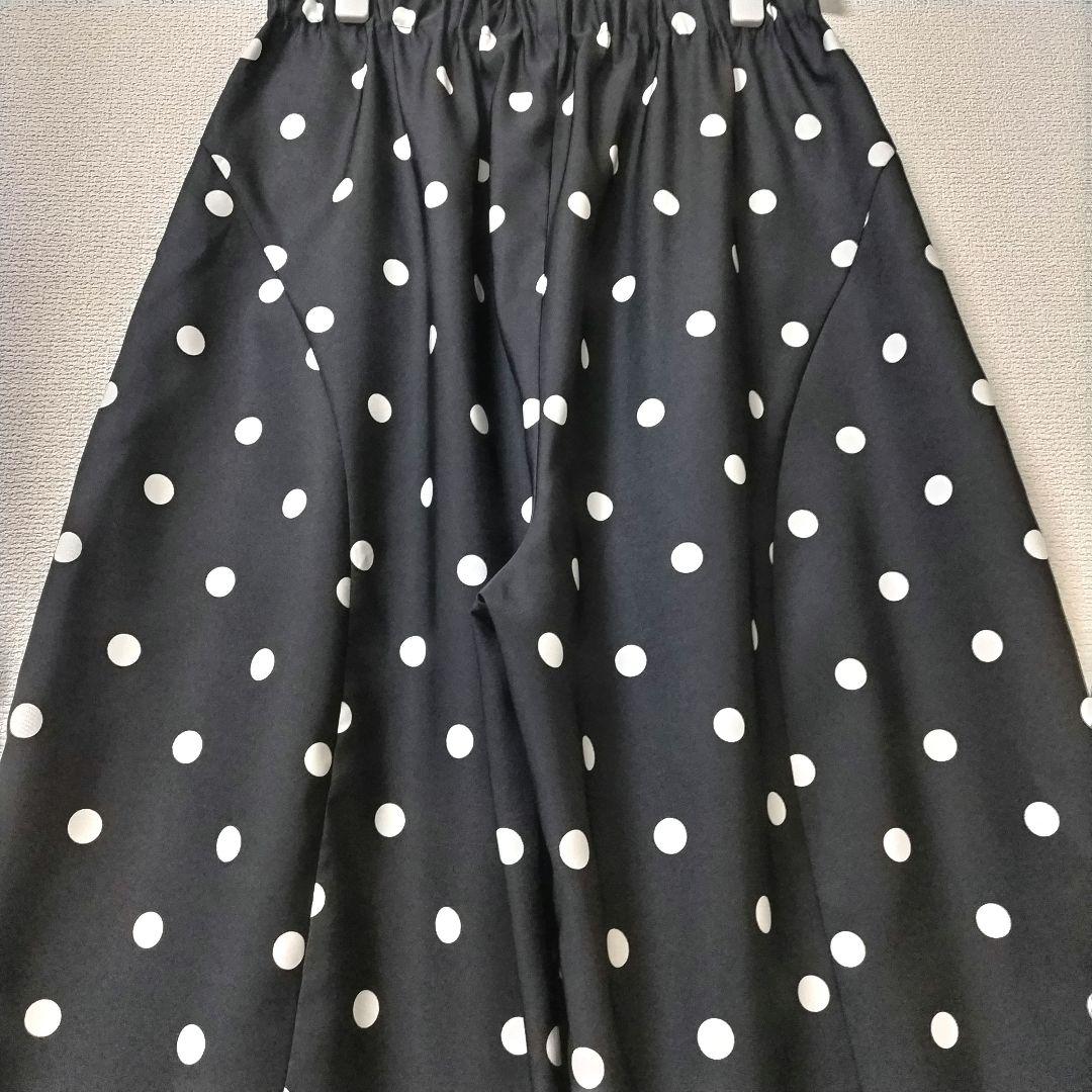 【新品】CRESCENT　ドットのワイドパンツ　ガウチョパンツ