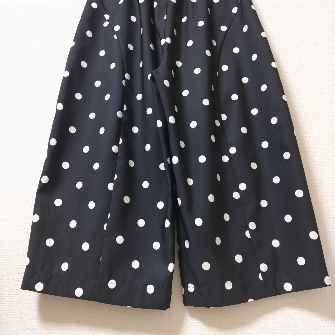 【新品】CRESCENT　ドットのワイドパンツ　ガウチョパンツ