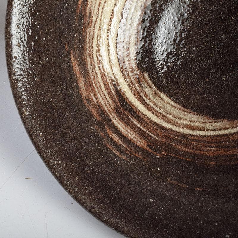 茶道具　兎月窯　杉浦芳樹　刷毛目　数茶碗　八客　時代箱付　V　R9419B