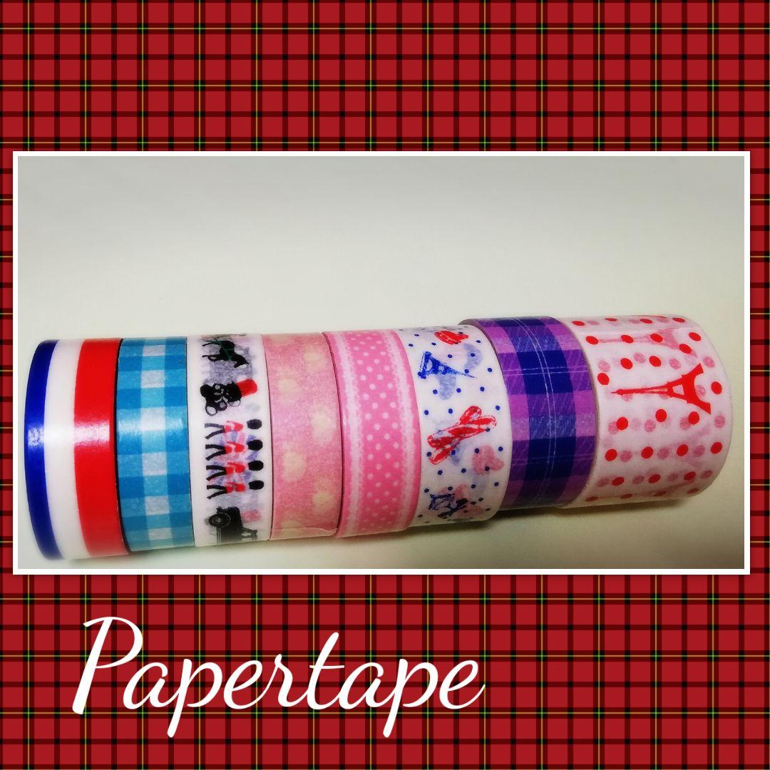 ペーパーテープ エッフェル塔 イギリス ロンドン パリ パステル アンティーク