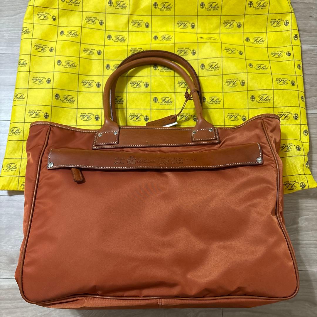 Felisi 本革 ビジネスバッグ 714-26 オレンジ