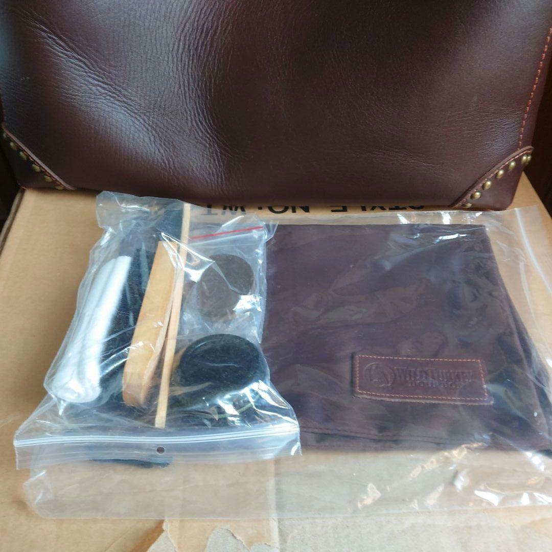 【懸賞当選稀少】ワイルドターキー『オリジナルレザー・トートバッグ』未使用新品