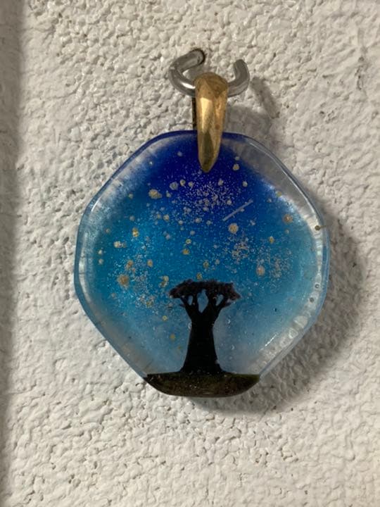 ナカダマサヒデ　1㎝の宇宙　バオバブ　ペンダントトップ