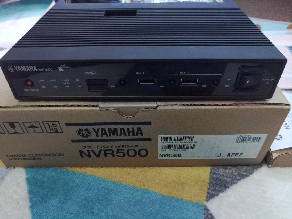 YAMAHA NVR500 有線LANルーター ほぼ新品です
