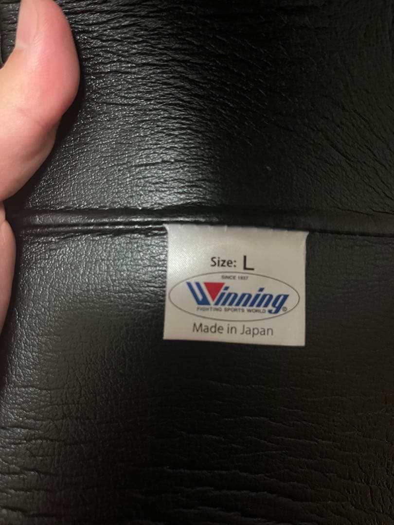 Winning ボクシングファールカップ男子用Lサイズ ブラック
