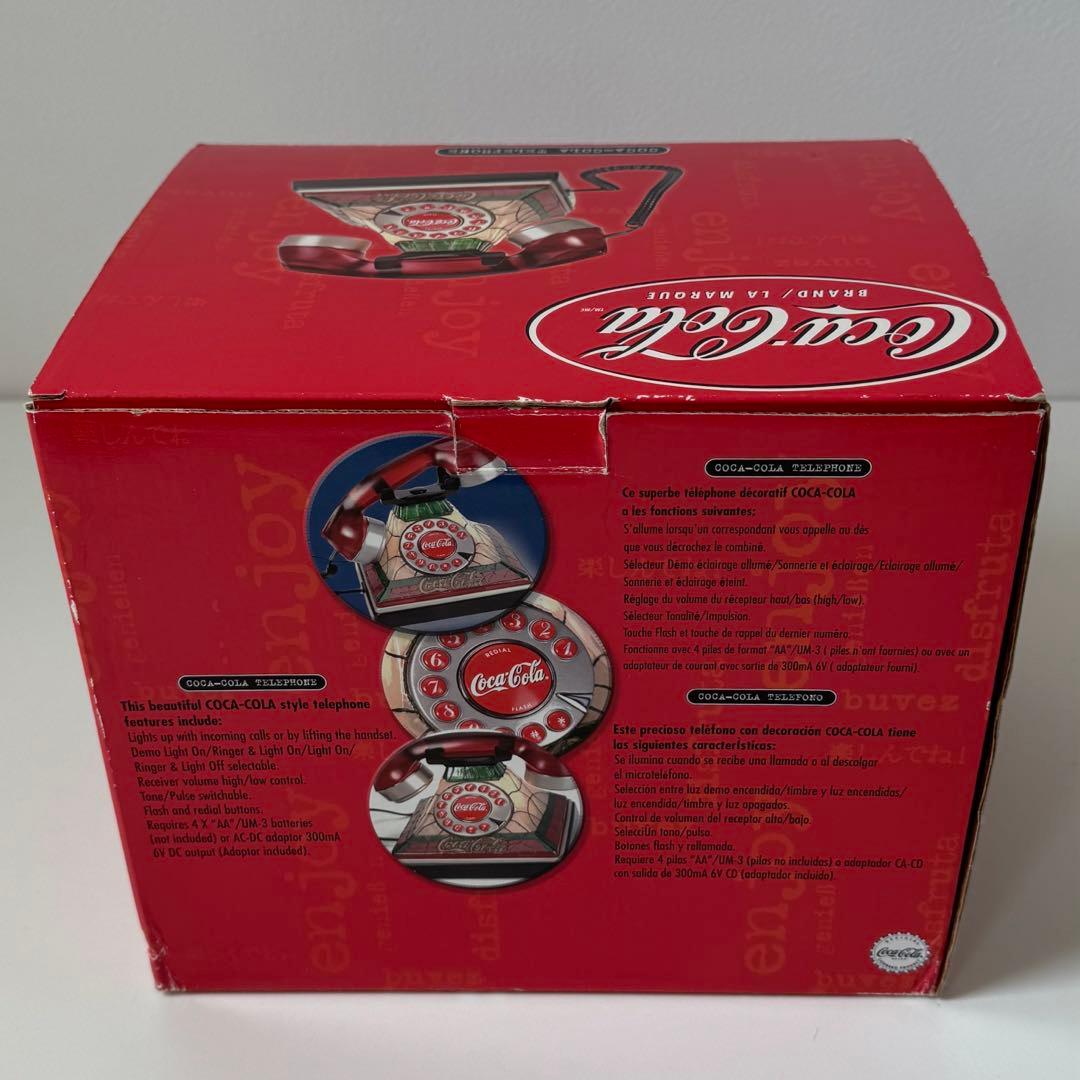 新品　コカ・コーラ　テレフォン　ランプ