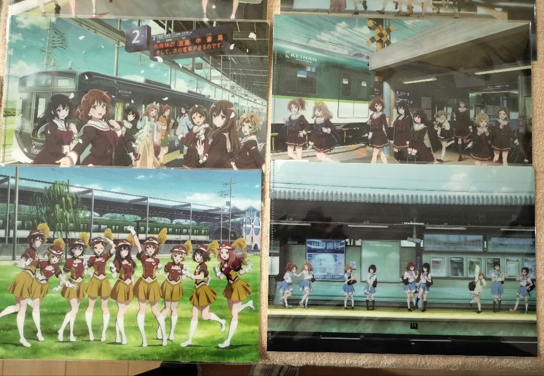 全8種セット　京阪電車 響け！ユーフォニアム 思い出アルバム クリアファイル