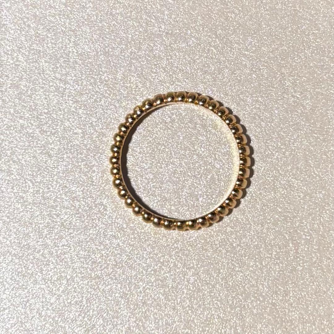 【最終価格】 ヴァンクリ ペルレ スモール YG 50号　クリーニングキット付