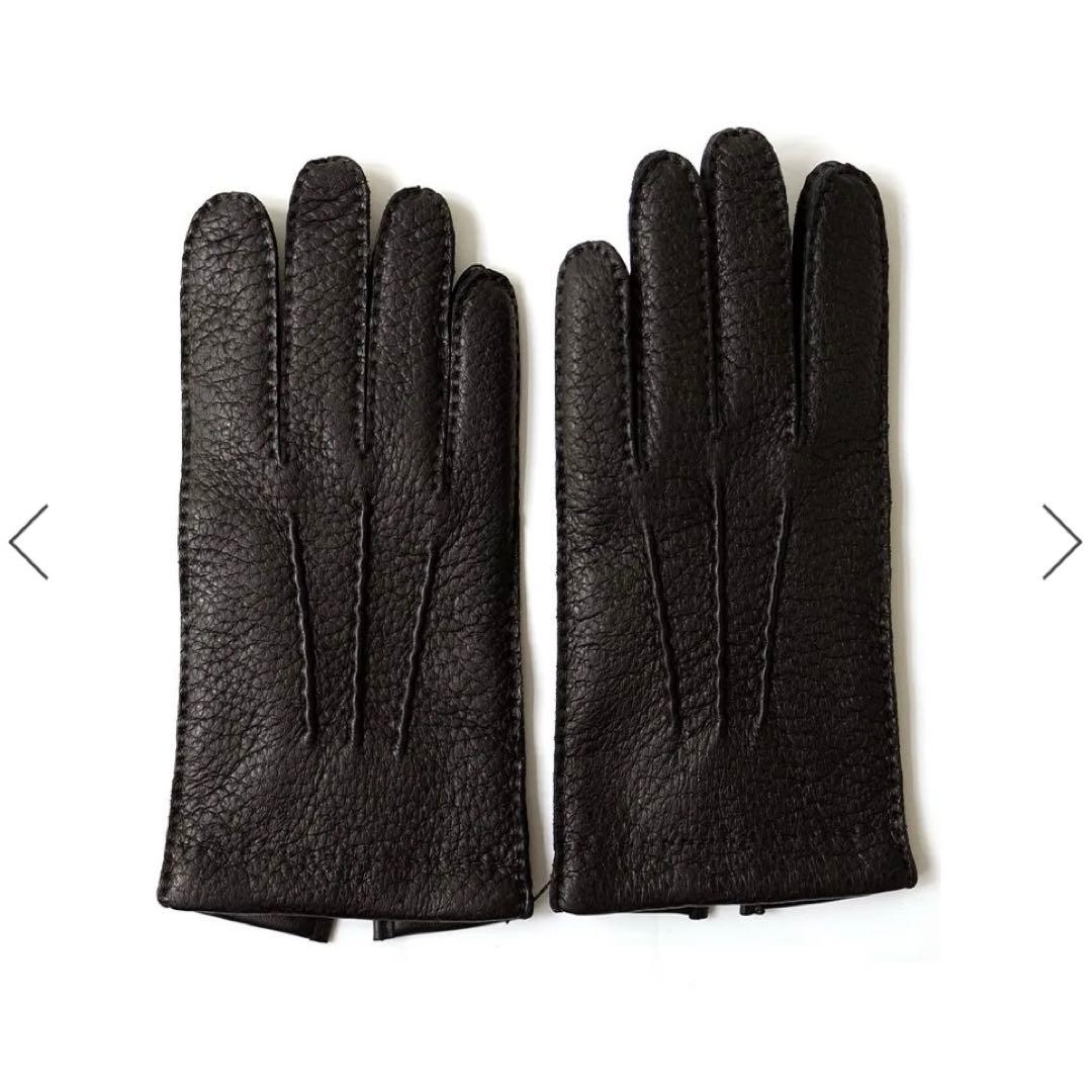 DENTS ペッカリー革 手袋 8サイズ 黒