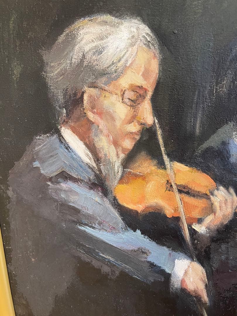 【アンティーク】絵画　油絵　海外入手　作者不明　美術品　大型