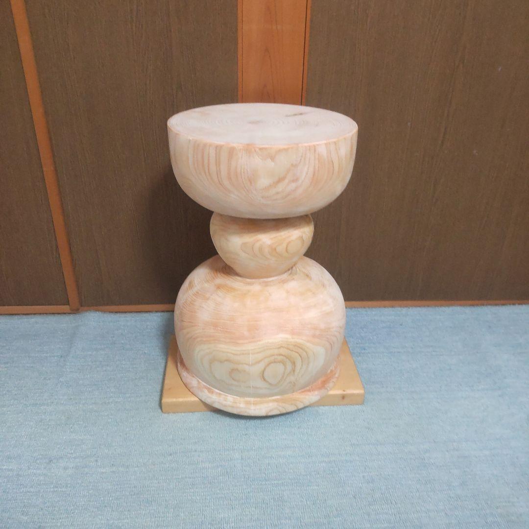 檜丸太椅子スツール