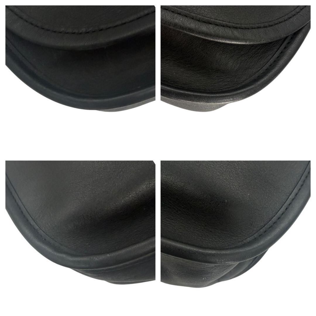 オールド コーチ レザー ショルダーバッグ 9951 ブラック 黒 ヴィンテージ