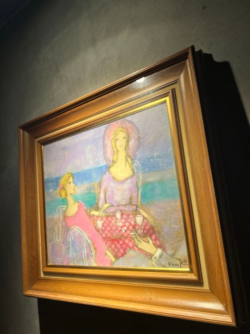 松任谷國子【夏の思い出】肉筆画