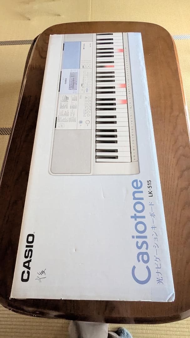 CASIO カシオ LK-515 光ナビゲーション キーボード