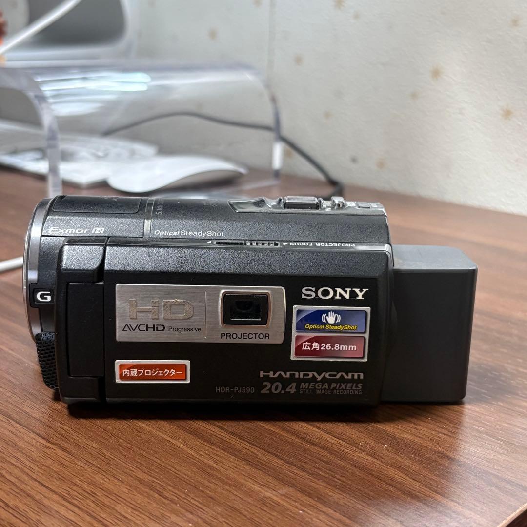 SONY HDR-PJ590V ビデオカメラ プロジェクター内蔵