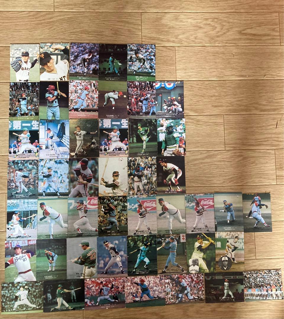ベースボールカード　アルバム　カード47枚　カルビー株式会社　野球
