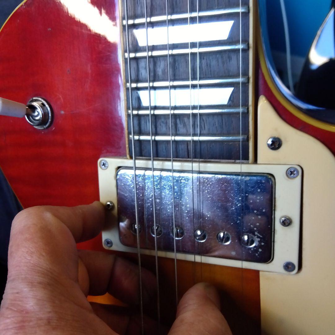 レスポールタイプ …レッドチェリー サンバーストトラ目…1977年グレコ