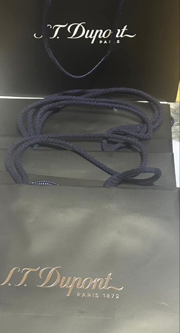 6枚セット価格。デュポンライターのショッパー。純正、日本デュポン直営店の正規品。