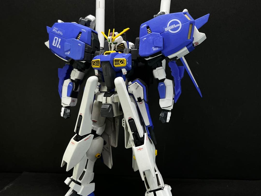 改造ガンプラ　塗装済み完成品　hgスペリオルガンダム　sガンダム