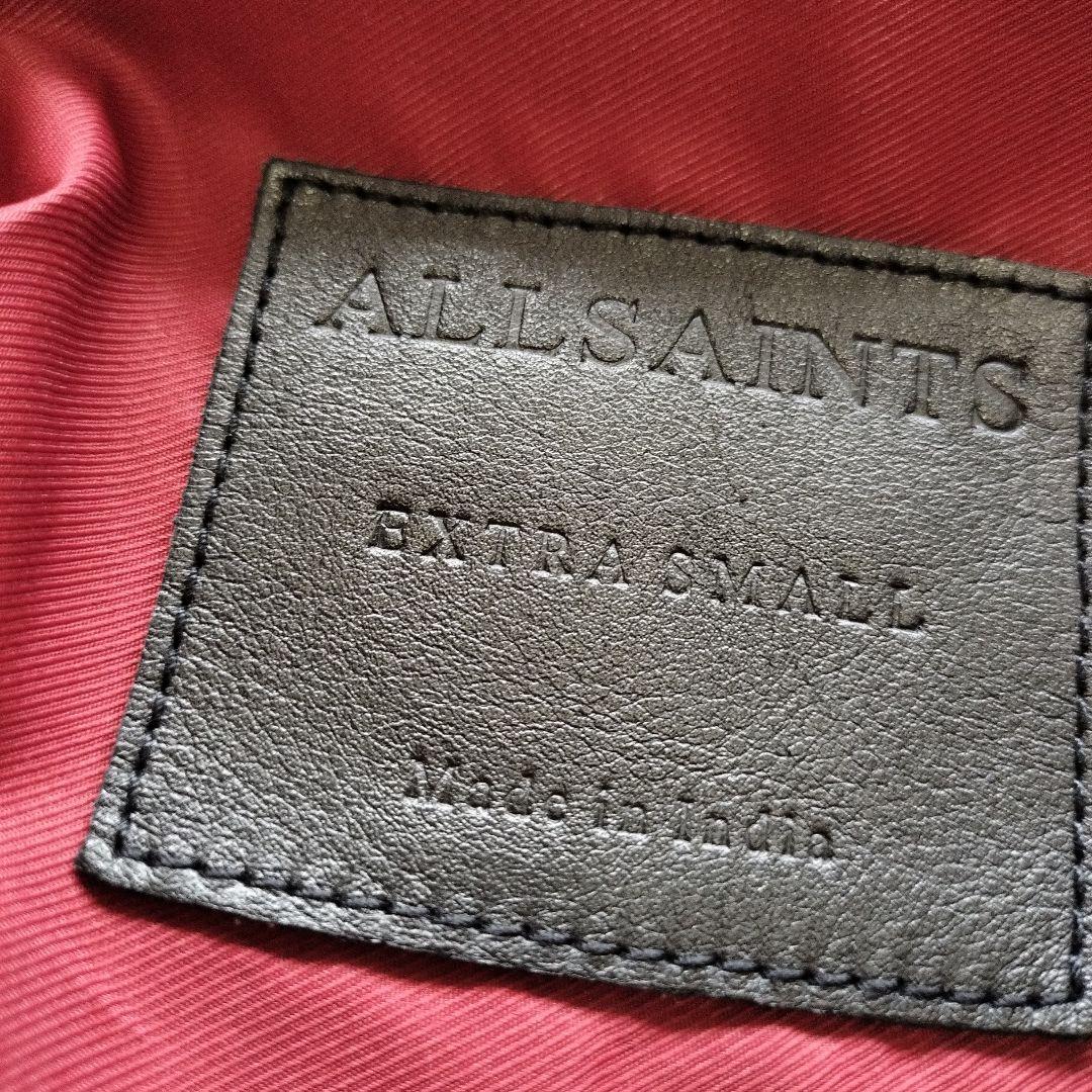 ALLSAINTS オールセインツ ヴィンテージ加工 ラムレザージャケット 羊革