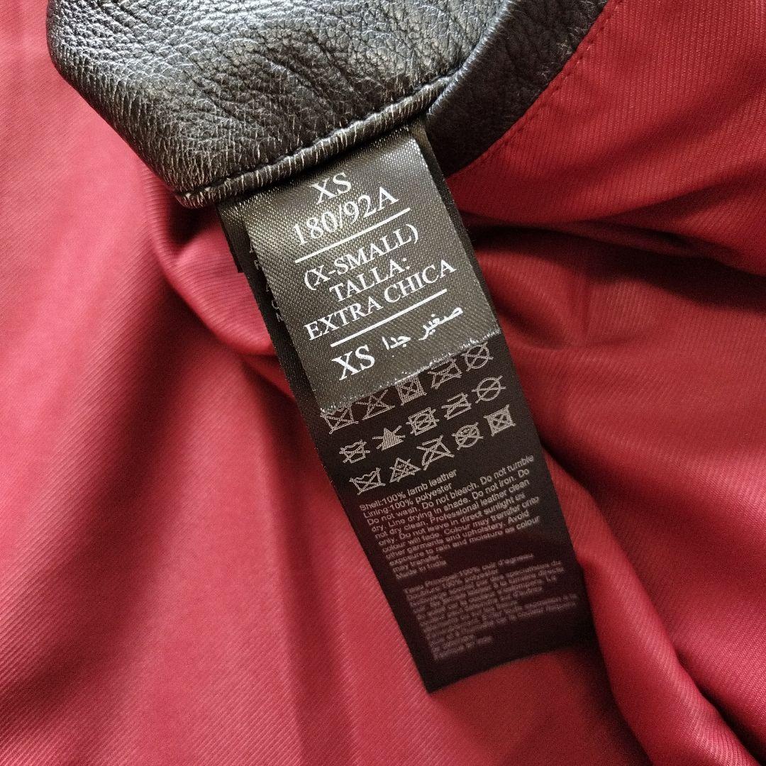 ALLSAINTS オールセインツ ヴィンテージ加工 ラムレザージャケット 羊革