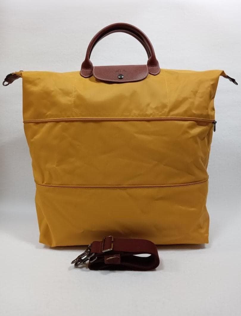 未使用　LONGCHAMP　２WAY拡張式　ボストンバッグ　トラベルバッグ