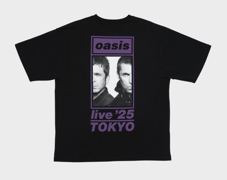新品 1025 XLサイズ Oasis live25 江戸紫 Tシャツ おまけ付
