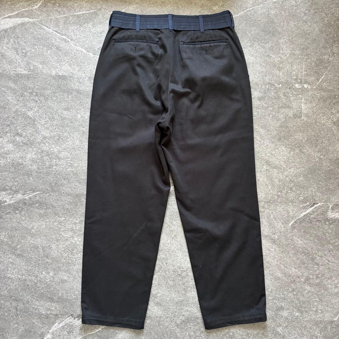 sacai サカイ 2021aw チノワイドテーラードパンツ